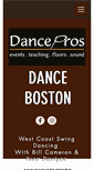 Mobile Screenshot of danceboston.com
